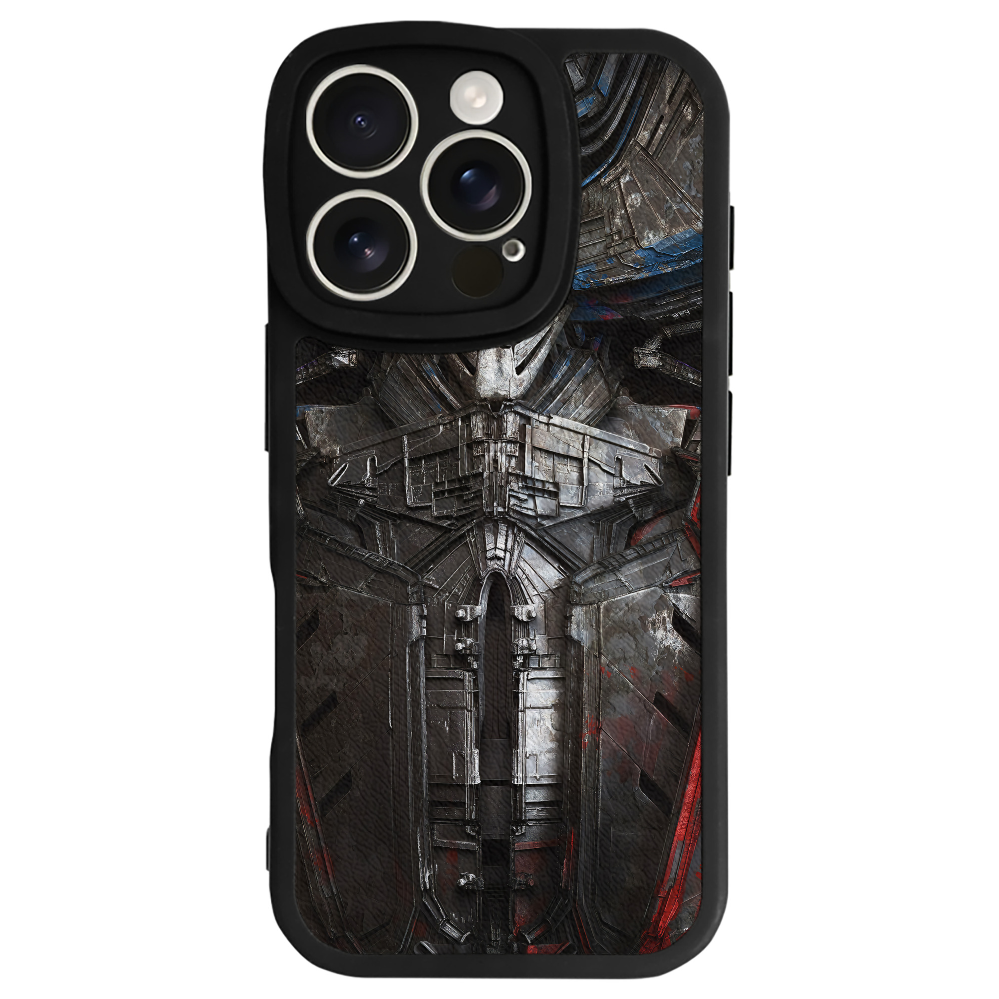 （画像用） Transformers トランスフォーマー 【iPhone 16シリーズ対応】シリコンスマホケース（レザー調） 材質：シリコン